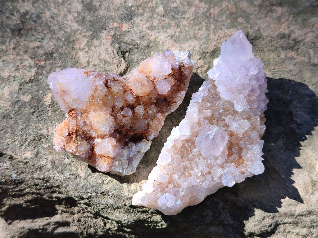 Natural Mix of Spirit Quartz Clusters x 35 From Boekenhouthoek, South Africa - Toprock Gemstones and Minerals 