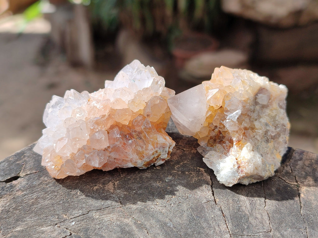 Natural Mix of Spirit Quartz Clusters x 35 From Boekenhouthoek, South Africa - Toprock Gemstones and Minerals 