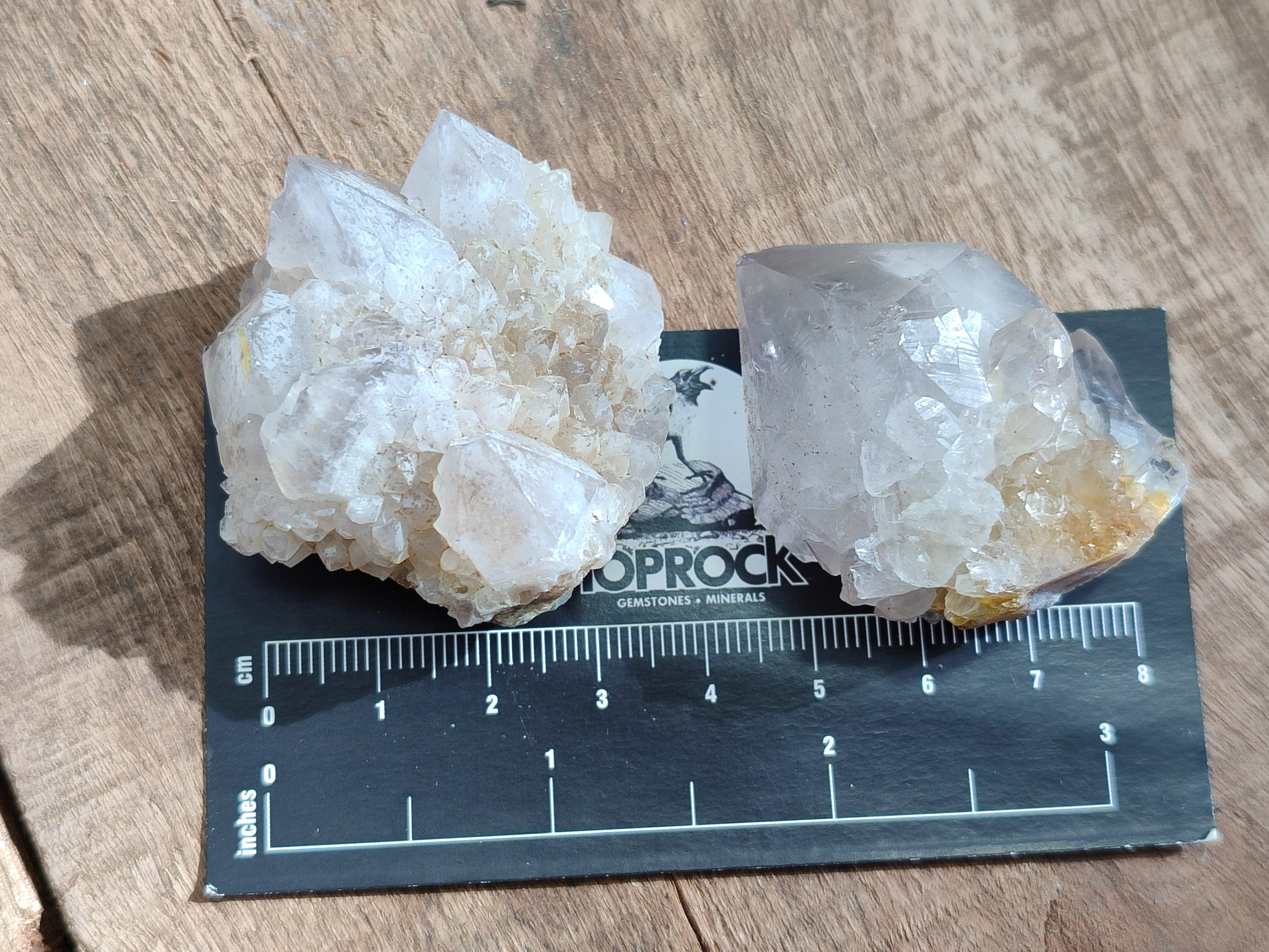 Natural Mix of Spirit Quartz Clusters x 35 From Boekenhouthoek, South Africa - Toprock Gemstones and Minerals 