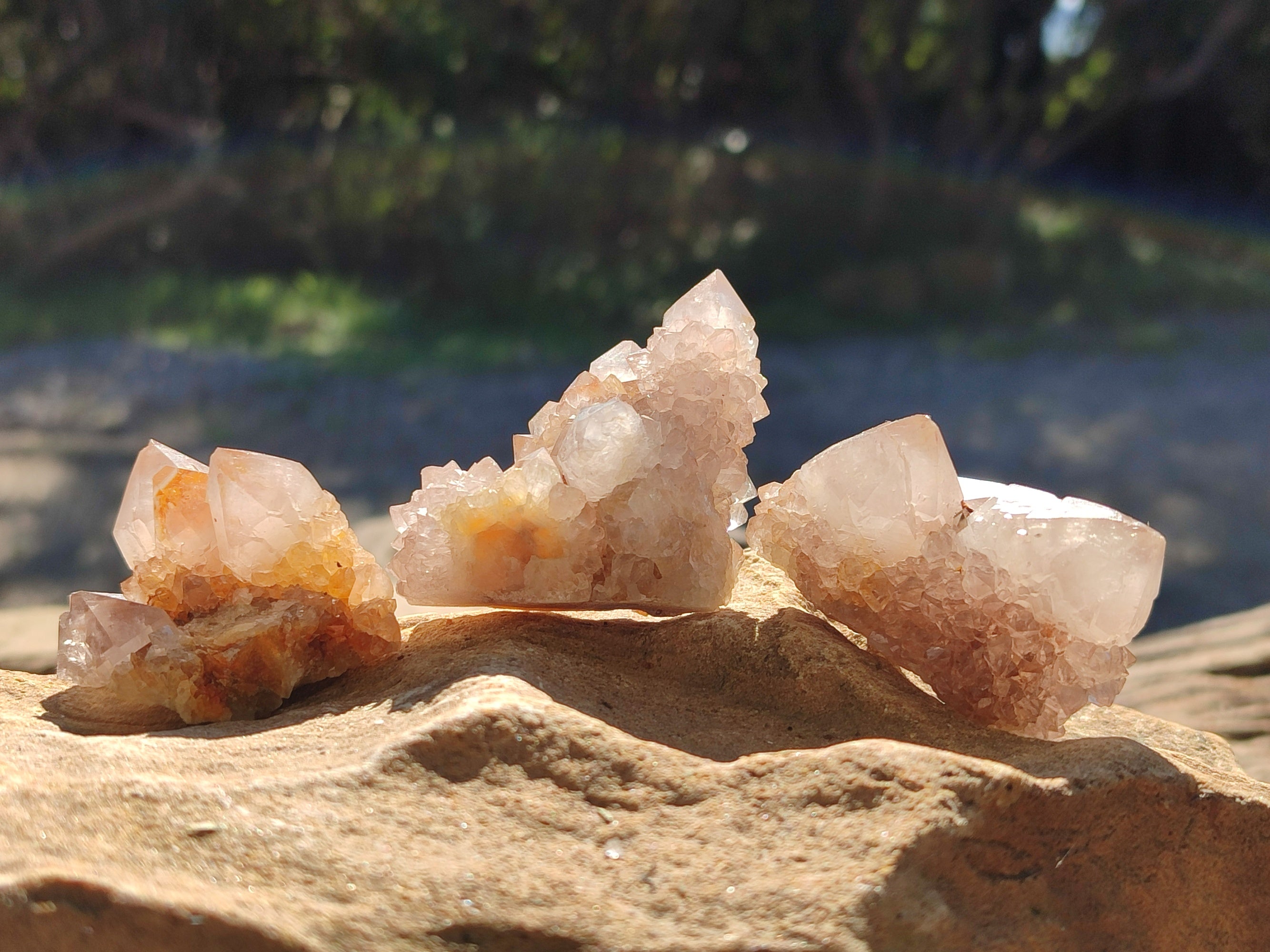 Natural Mix of Spirit Quartz Clusters x 35 From Boekenhouthoek, South Africa - Toprock Gemstones and Minerals 