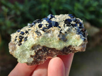 Natural Schorl Tourmaline with Hyalite Opal and Smoky Quartz x 5 From Erongo, Namibia - Toprock Gemstones and Minerals 