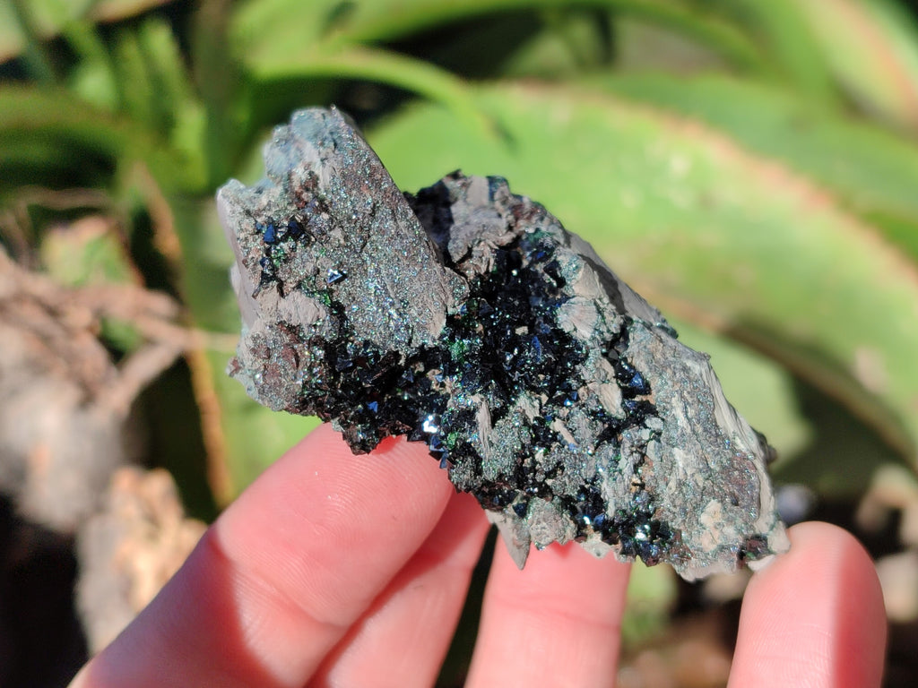 Natural Libethenite Crystals On Dolomite Matrix Specimens x 12 From Shituru, Congo - Toprock Gemstones and Minerals 
