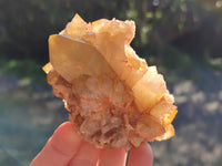 Natural Limonite Quartz Clusters x 6 From Solwezi, Zambia - Toprock Gemstones and Minerals 