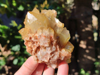 Natural Limonite Quartz Clusters x 6 From Solwezi, Zambia - Toprock Gemstones and Minerals 