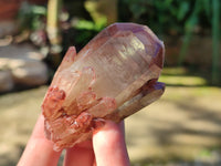 Natural Red Hematoid Quartz Crystals X 12 From Karoi, Zimbabwe