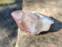 Natural Red Hematoid Quartz Crystals X 12 From Karoi, Zimbabwe