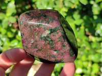 Polished Ruby Corundum In Chrome Verdite Standing Free Forms x 5 From Zimbabwe - Toprock Gemstones and Minerals 