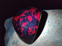 Polished Ruby Corundum In Chrome Verdite Standing Free Forms x 5 From Zimbabwe - Toprock Gemstones and Minerals 