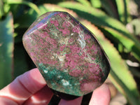 Polished Ruby Corundum In Chrome Verdite Standing Free Forms x 5 From Zimbabwe - Toprock Gemstones and Minerals 