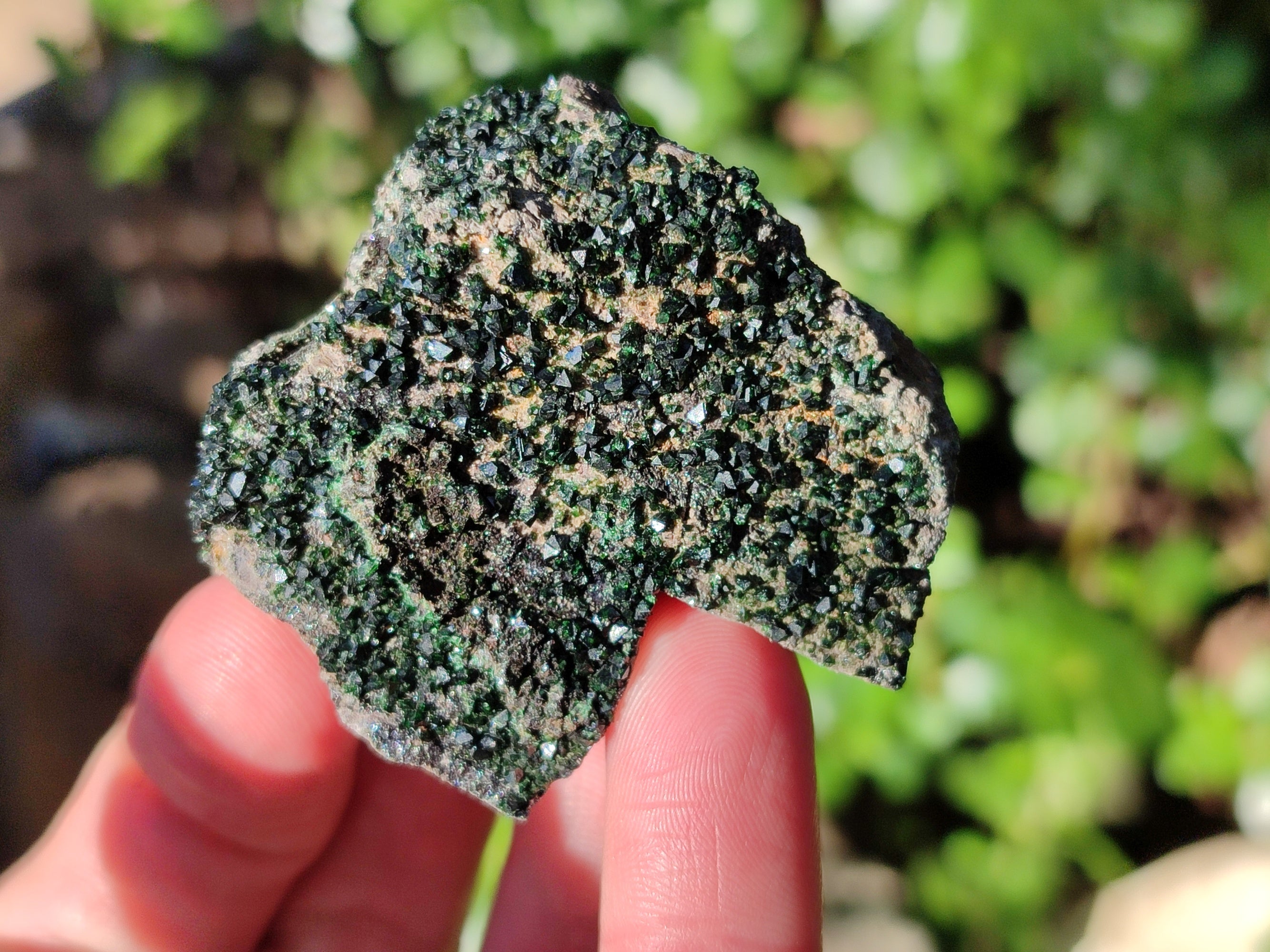 Natural Libethenite Crystals On Dolomite Matrix Specimens x 12 From Shituru, Congo - Toprock Gemstones and Minerals 