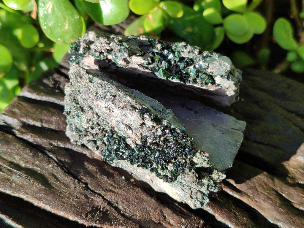Natural Libethenite Crystals On Dolomite Matrix Specimens x 12 From Shituru, Congo - Toprock Gemstones and Minerals 