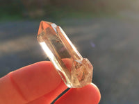 Polished Window Quartz Crystal Points with Various Inclusions x 20 From Madagascar - Toprock Gemstones and Minerals 