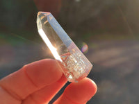 Polished Window Quartz Crystal Points with Various Inclusions x 20 From Madagascar - Toprock Gemstones and Minerals 