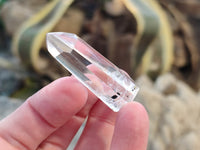 Polished Window Quartz Crystal Points with Various Inclusions x 20 From Madagascar - Toprock Gemstones and Minerals 