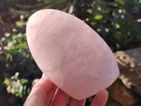 Polished Rose Quartz Standing Free Forms x 3 From Ambatondrazaka, Madagascar - Toprock Gemstones and Minerals 