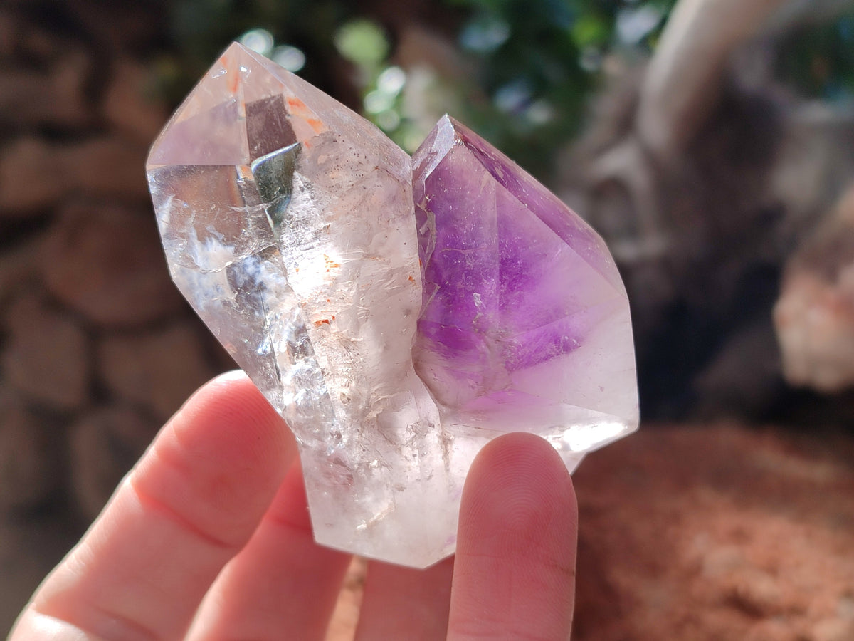 Polished Mix of Selected Crystal Points x 6 From Madagascar - Toprock Gemstones and Minerals 