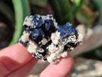 Natural Schorl Black Tourmaline with Hyalite Opal x 35 From Erongo, Namibia - Toprock Gemstones and Minerals 