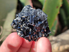 Natural Schorl Black Tourmaline with Hyalite Opal x 35 From Erongo, Namibia - Toprock Gemstones and Minerals 