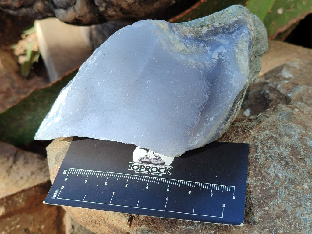 Natural Blue Lace Agate Geode Specimens x 6 From Nsanje, Malawi - Toprock Gemstones and Minerals 