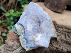 Natural Blue Lace Agate Geode Specimens x 6 From Nsanje, Malawi - Toprock Gemstones and Minerals 
