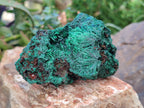 Natural Silky Malachite Specimens x 2 From Kasompe, Congo - Toprock Gemstones and Minerals 
