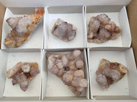 Natural Smokey Amethyst Spirit Quartz Clusters x 6 From Boekenhouthoek, South Africa - Toprock Gemstones and Minerals 