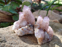 Natural Smokey Amethyst Spirit Quartz Clusters x 6 From Boekenhouthoek, South Africa - Toprock Gemstones and Minerals 