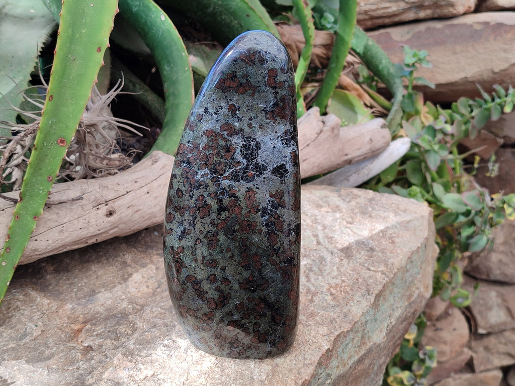 Polished Eclogite Standing Free Forms x 1 From Northern Cape, South Africa - Toprock Gemstones and Minerals 