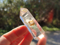 Polished Mixed Quartz and Smokey Quartz with Tourmaline Inclusions x 6 from Madagascar - Toprock Gemstones and Minerals 