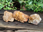Natural Limonite Quartz Clusters x 12 From Solwezi, Zambia - Toprock Gemstones and Minerals 