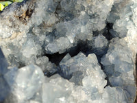 Natural Extra Large Celestite Geode Specimen x 1 From Sakoany, Madagascar - Toprock Gemstones and Minerals 