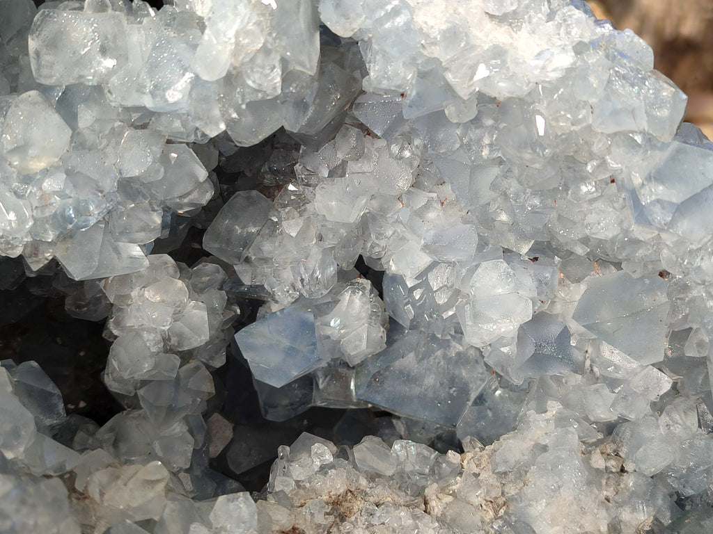 Natural Extra Large Celestite Geode Specimen x 1 From Sakoany, Madagascar - Toprock Gemstones and Minerals 