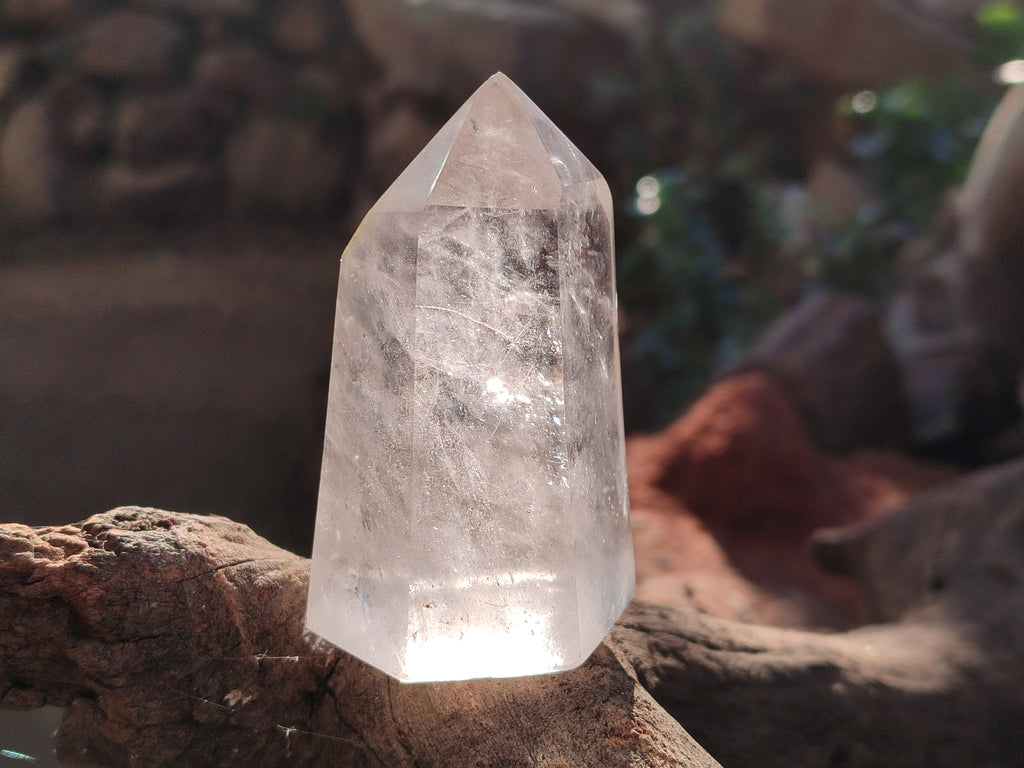 Polished Clear Quartz Crystals x 6 From Madagascar - Toprock Gemstones and Minerals 