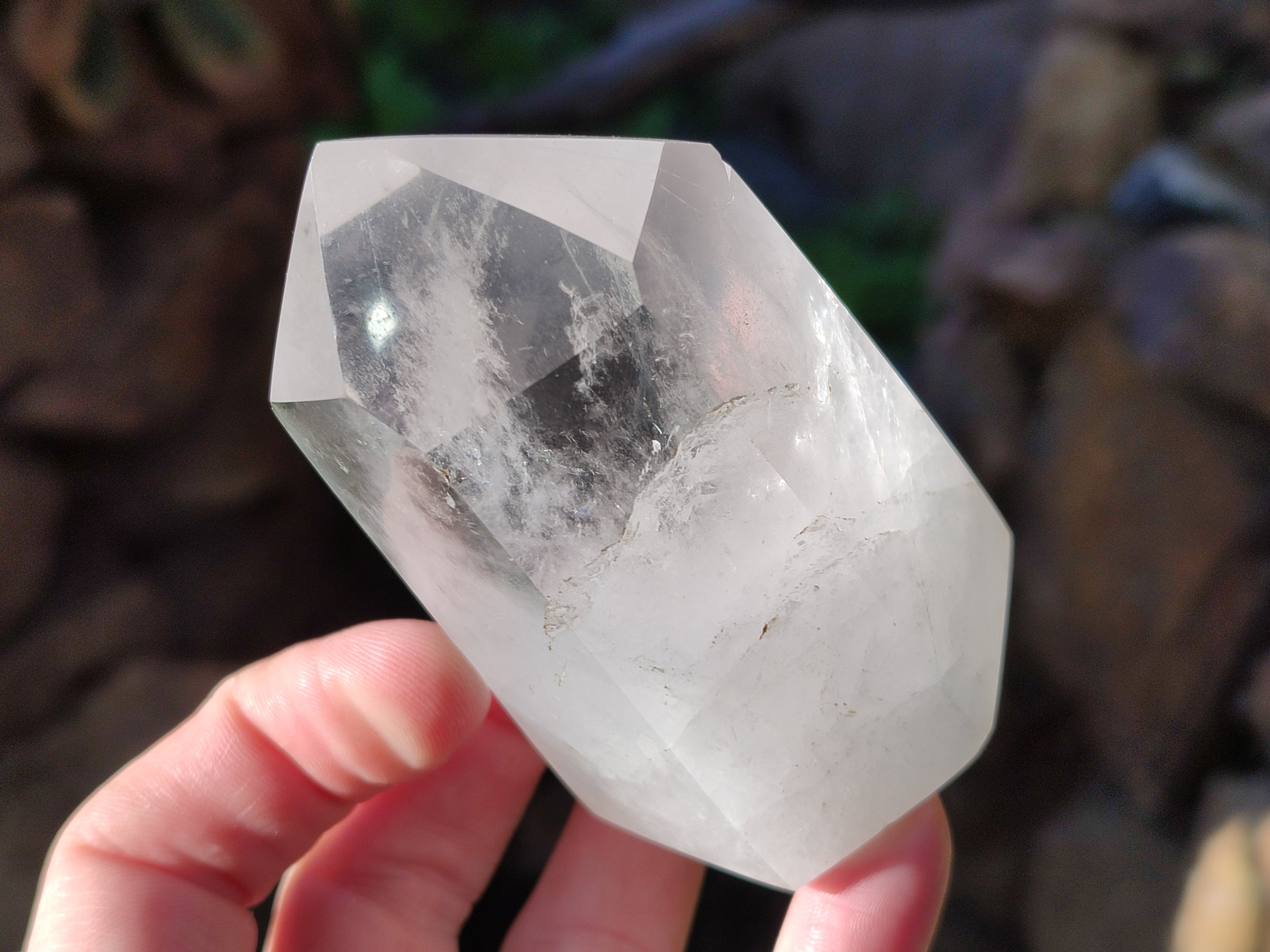 Polished Clear Quartz Crystals x 6 From Madagascar - Toprock Gemstones and Minerals 