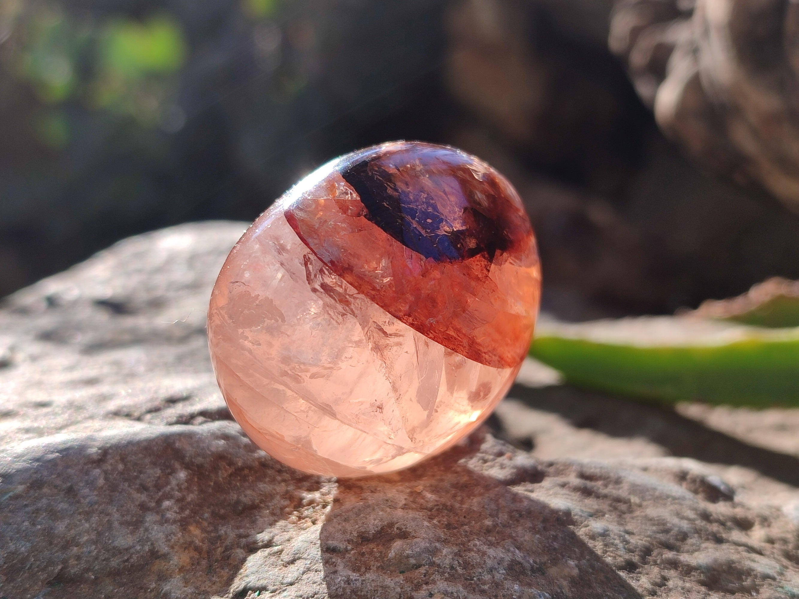 Polished Red Hematoid Quartz Palm Stones x 21 From Madagascar - Toprock Gemstones and Minerals 