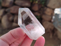 Polished Mixed Wonderland Inclusion Quartz Crystals Including Rutile x 12 from Madagascar - Toprock Gemstones and Minerals 