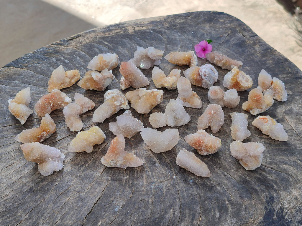 Natural Golden Limonite Spirit Quartz Clusters x 70 From Boekenhouthoek, South Africa - Toprock Gemstones and Minerals 