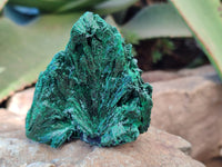 Natural Silky Malachite Specimens x 3 From Kasompe, Congo - Toprock Gemstones and Minerals 
