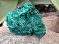 Natural Silky Malachite Specimens x 3 From Kasompe, Congo - Toprock Gemstones and Minerals 