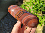 Polished Banded Tiger Iron Jasper Standing Free Forms x 2 From South Africa - Toprock Gemstones and Minerals 