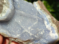 Natural Blue Lace Agate Geode Specimens x 1 From Nsanje, Malawi - Toprock Gemstones and Minerals 