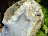 Natural Blue Lace Agate Geode Specimens x 1 From Nsanje, Malawi - Toprock Gemstones and Minerals 