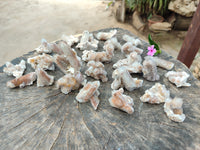 Natural Golden Limonite Spirit Quartz Clusters x 35 From Boekenhouthoek, South Africa - Toprock Gemstones and Minerals 