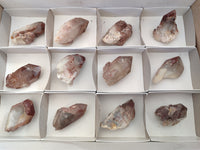 Natural Red Hematoid Quartz Clusters x 12 From Karoi, Zimbabwe