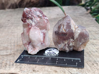Natural Red Hematoid Quartz Clusters x 12 From Karoi, Zimbabwe