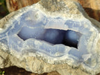 Natural Blue Lace Agate Geode Specimens x 1 From Nsanje, Malawi - Toprock Gemstones and Minerals 
