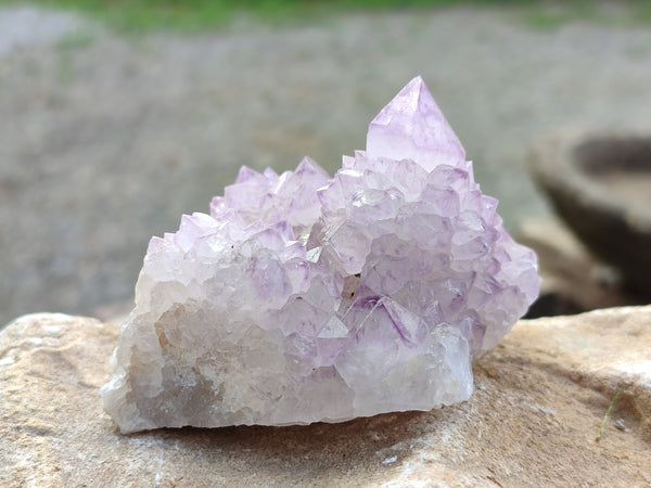 Natural Amethyst Spirit Quartz Clusters x 6 From Boekenhouthoek, South Africa - Toprock Gemstones and Minerals 