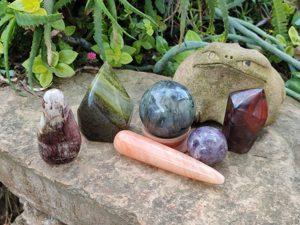 Polished Mixed Assortment of Retail items x 6 From Southern Africa