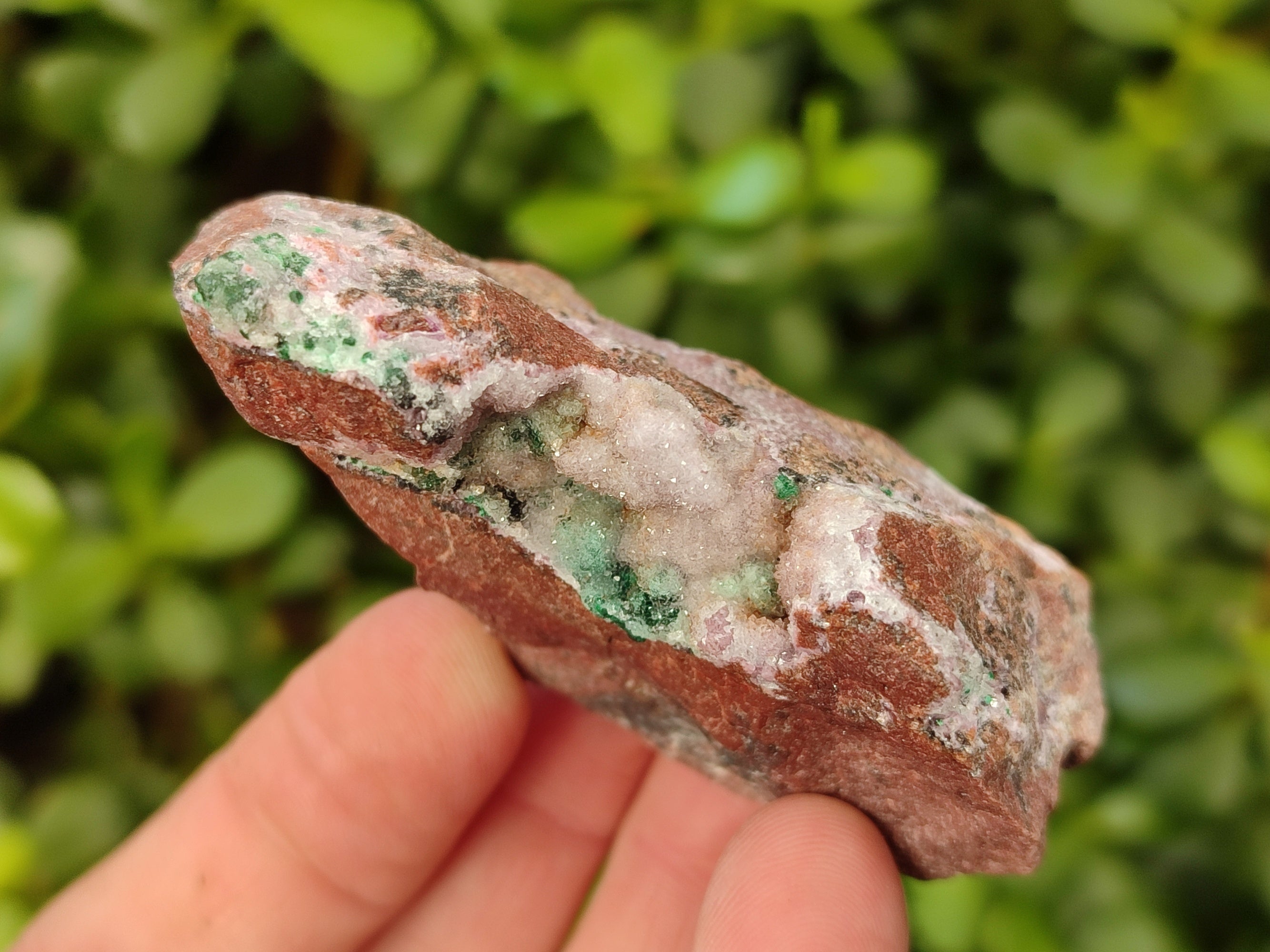 Natural Drusy Salrose with Chrysocolla, Malachite and Kaolinite Specimens x 4 From Kakanda, Congo - Toprock Gemstones and Minerals 
