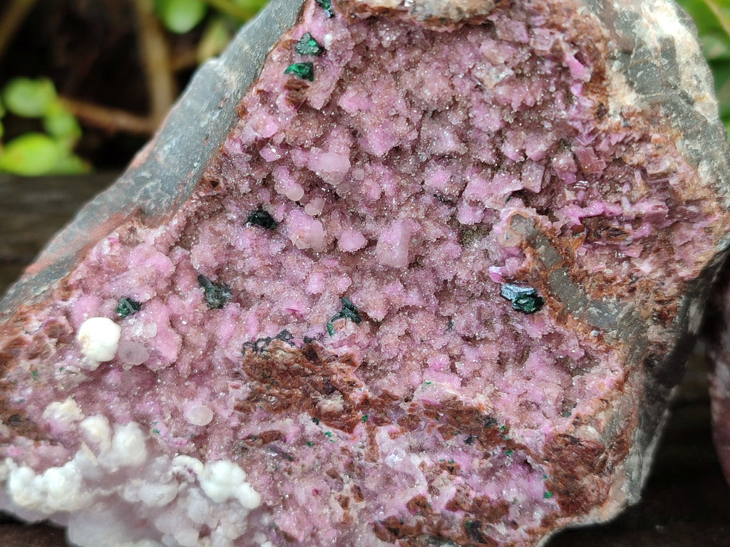 Natural Drusy Salrose with Chrysocolla, Malachite and Kaolinite Specimens x 4 From Kakanda, Congo - Toprock Gemstones and Minerals 